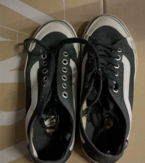 vans 万斯 36码 黑白 女鞋 板鞋 ...