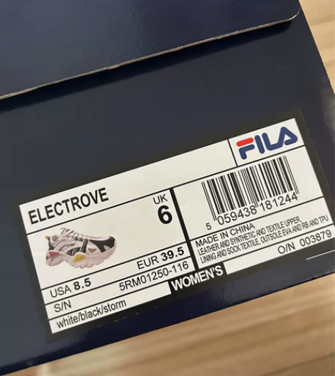 斐乐fila鱼刺，全新正品购于天猫喵享自营...