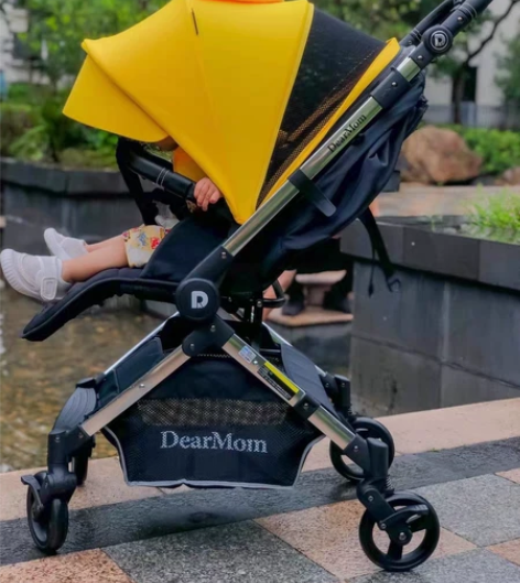 DearMom  A2婴儿车 新生儿双向轻...