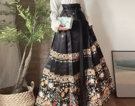 可上班穿的汉服柒渡女明制对襟衫马面裙汉元素...