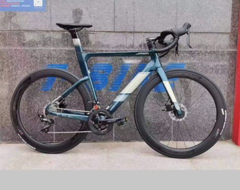 新款JAVA公路自行车22变速碳纤维一体把...