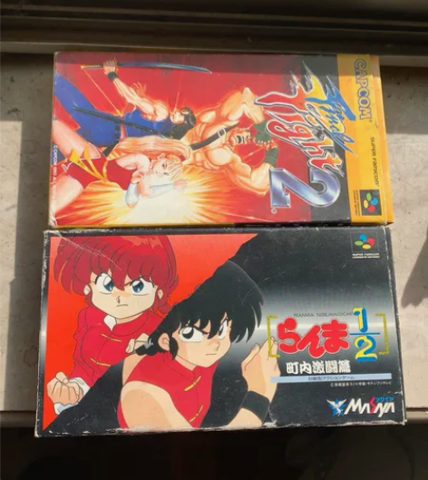 超级任天堂原装游戏，快打旋风2无说明书?乱...