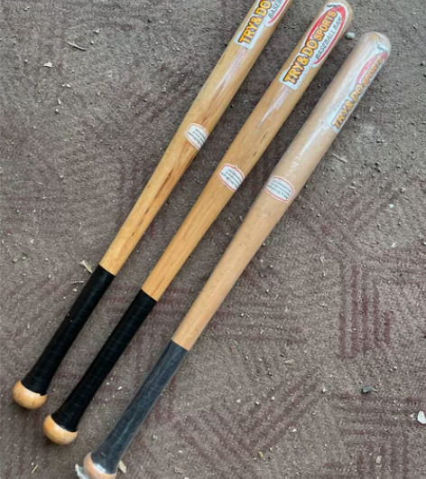 棒球棒加厚防身武器木质防卫实心车载棒球棍实...