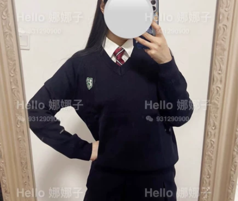 韩国校服 95码 青园女子毛衣 套头毛衣 ...