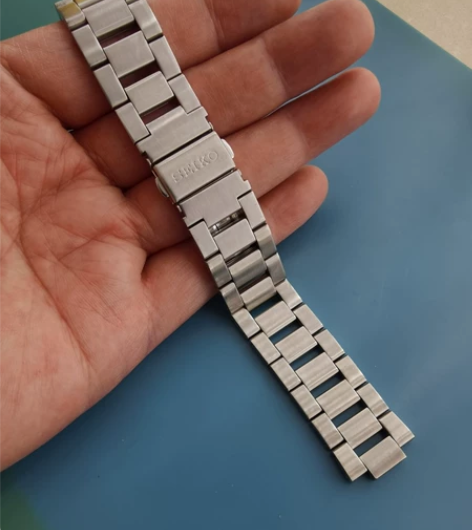凸口9.9mm,原装精工实心不锈钢表带 原...