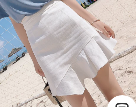 谜秀半身裙女2018夏装新款韩版高腰修身学...