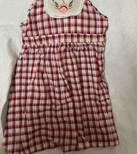 Vison 民族风吊牌裙 120尺码 全新...