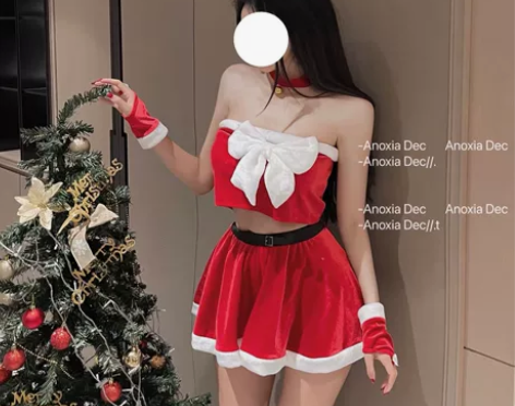 圣诞节女装制服性感夜店派对裙纯欲COS兔女...