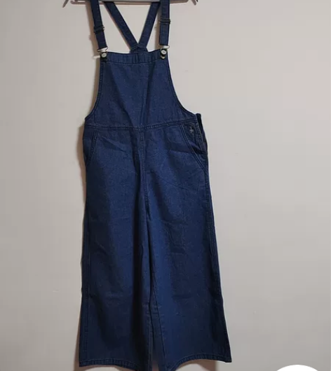 清闲置 背带阔腿裤 FS码 28元包邮 几...