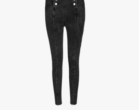 秋冬季紧身高腰牛仔裤女显瘦百搭小脚裤直筒铅...