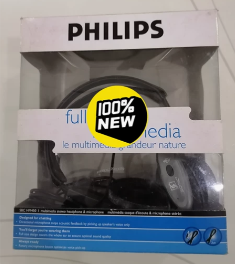 全新飞利浦360度旋转耳机，学习娱乐俱佳，...