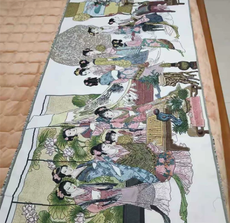 刺绣画全新，全新，全新，中国文化琴棋书画。...