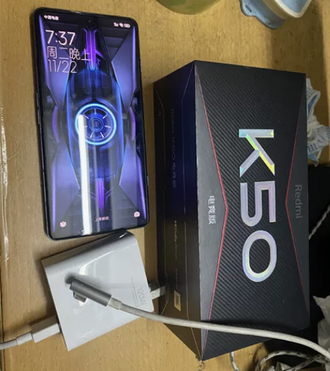 出红米K50电竞版自用，5月9号京东自营店...