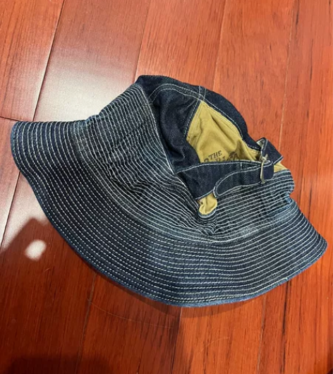 日本kapital老人与海 牛仔渔夫帽 带...