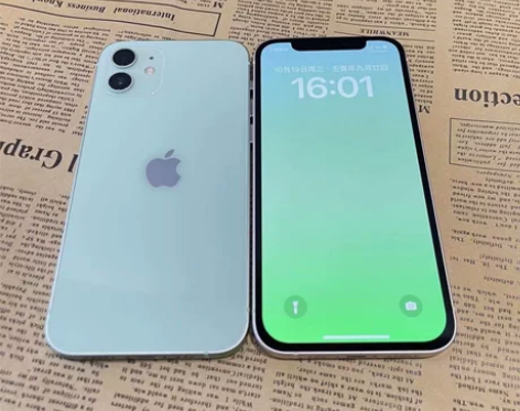 二手苹果12手机全网通5G双卡正品99新面...