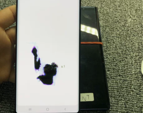 三星N9屏幕单片，外屏幕几乎全新，屏幕上方...