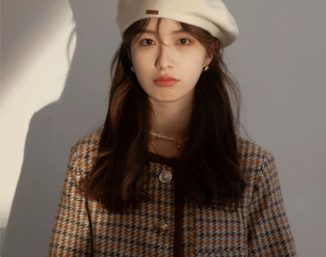 石原里美羊毛贝雷帽女 适合小头,要其他东西...