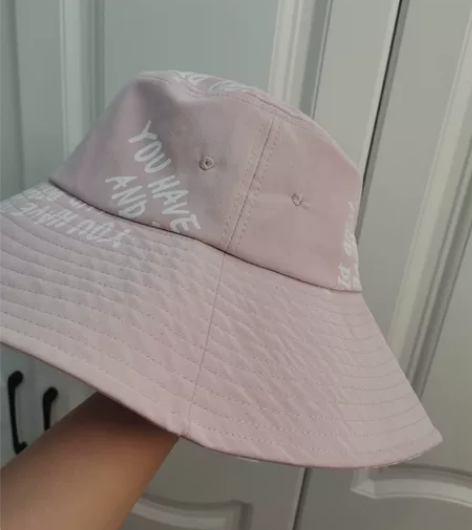 粉色渔夫帽 均码号 有透气孔的哈 包邮包邮...
