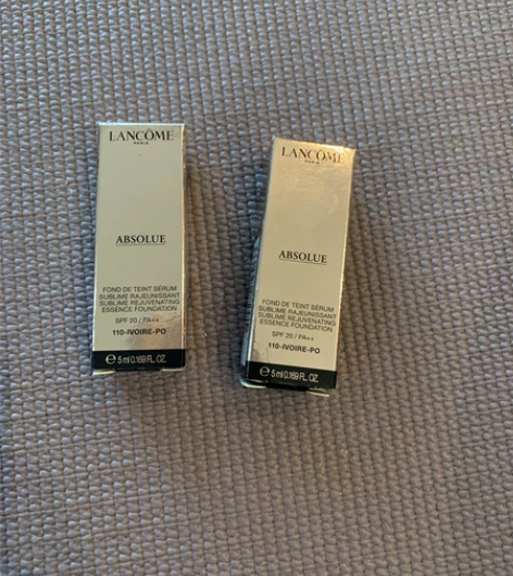 兰蔻菁纯粉底5ml ，110全新， 丝芙兰...