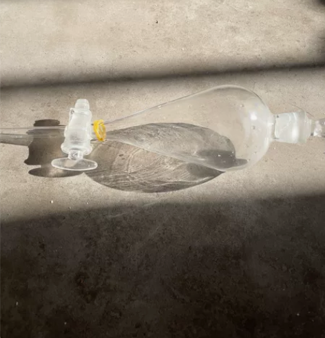 化学蒸馏萃取仪器 高中课本里原样 玻璃的 ...