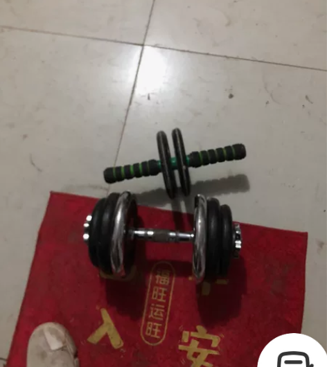 15年大润发买的哑铃，陪伴了我这么多年，2...