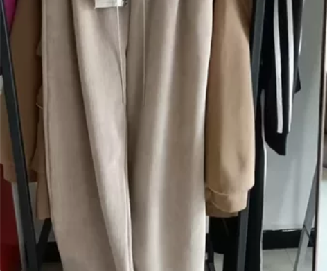 欧棉条加绒阔腿裤，奶茶色，xl码，100 ...