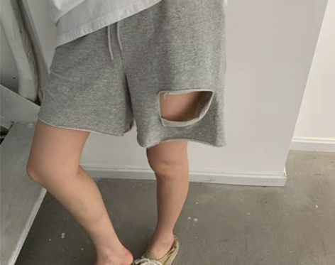 馨帮帮 自制阔腿裤新款夏季韩版宽松显瘦松紧...