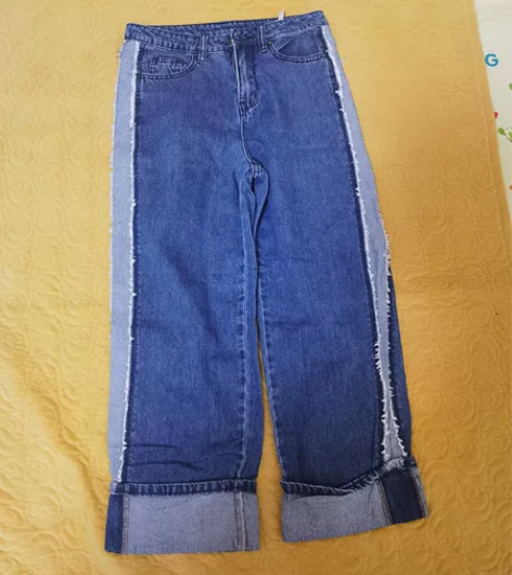 海贝牛仔裤 海贝品牌的，质量特别好，九分裤...