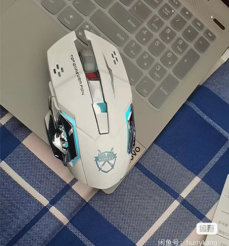 牧马人无线鼠标可充电式笔记本台式电脑家用办...