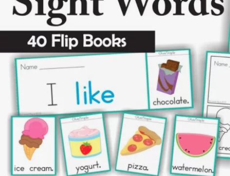 趣味原版高频词练习 英语视觉词手工翻翻 轻...