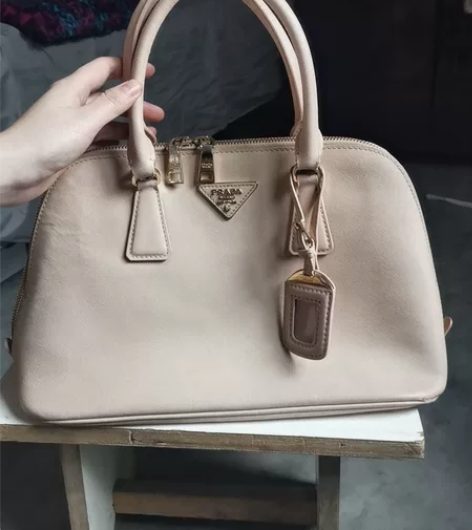 Prada/普拉达女士皮革手提包斜挎包 之...