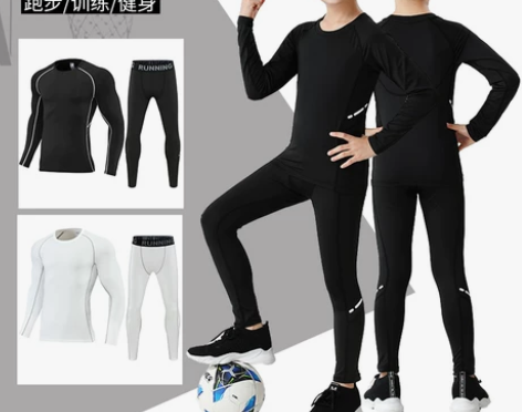 儿童篮球服套装男童女小学生跑步健身服训练打...