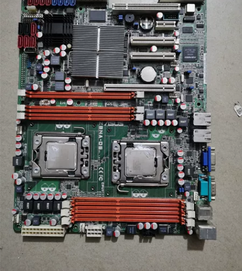 华硕ZBNA-D6拆机服务器主板，带两个E...