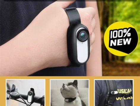 Insta360 GO2扎带硅胶套手腕带背...