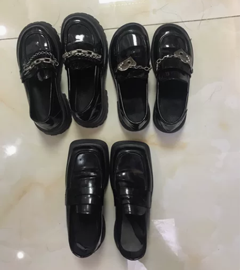 黑暗玛丽珍鞋女夏季新款日系厚底小众JK小皮...