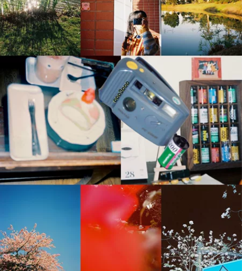 PENTAX宾得胶卷蓝色相机PC-606W...