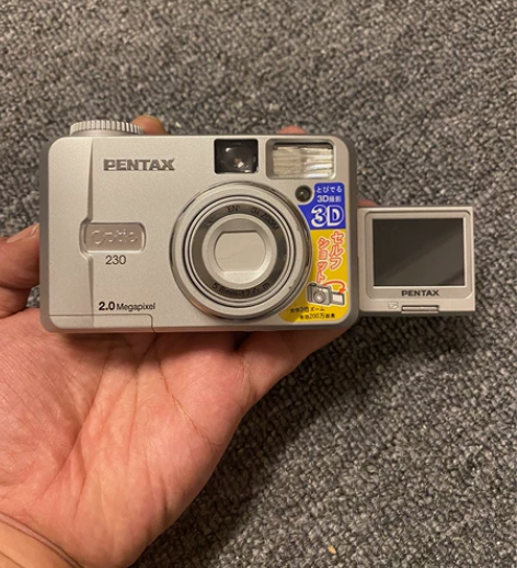 宾得Optio230，经典复古CCD，网红...