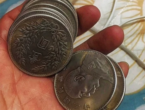 10块大洋20元包邮，7枚袁大头+3枚大清...