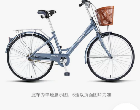 【狂欢价】官方旗舰店永久牌通勤自行车女士单...