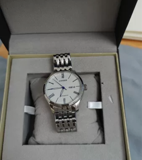 西铁城全自动机械手表男精钢休闲商务男表NH...