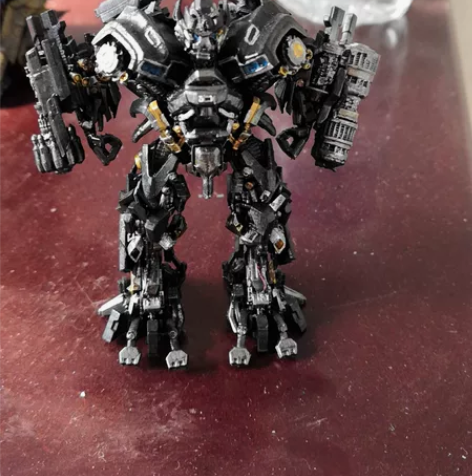 变形金刚铁皮3d打印上色成品。 在别人那买...