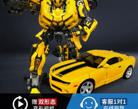 合金版变形双形态大黄蜂变形正版金刚玩具擎天...