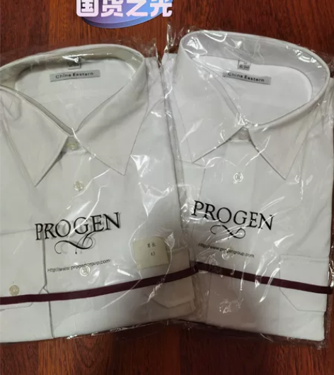 男士衬衫东航培罗成男士衬衣 飞行男乘衬衣白...