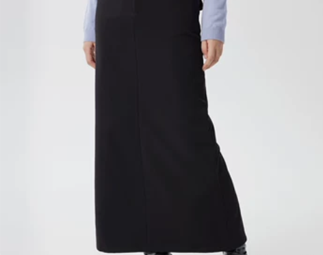 APPENDAGE新款秋冬后开衩垂感直筒西...