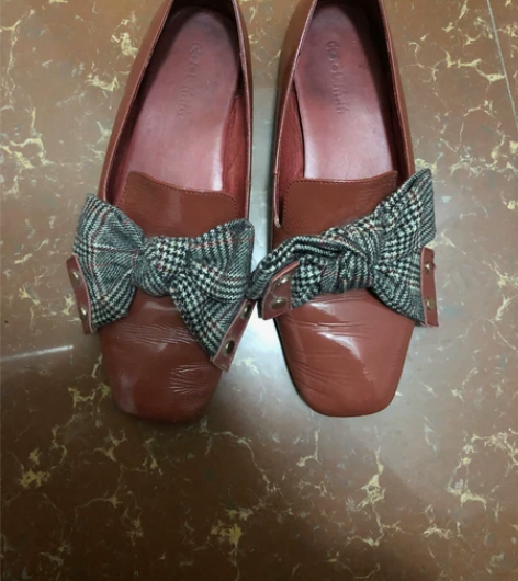 意大利手工皮鞋 纯羊皮 穿过两三次 搭配裙...