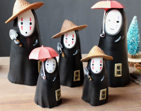 zakka 杂货 日式 无脸男 祈福装饰小...