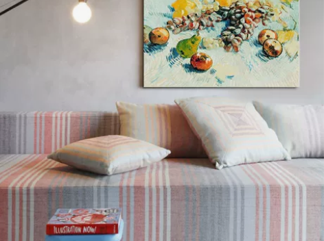 静物水果抽象油画梵高餐厅装饰画简约油画挂画...