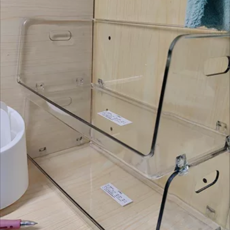 透明收纳盒，柜子里，水槽边，玄关柜，水吧都...
