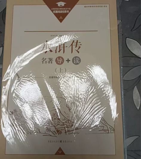 水浒传上下册两本 还未拆封 绝对正品 自提...