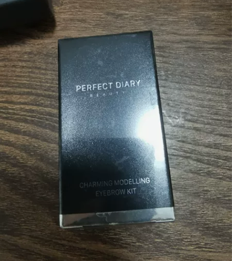 perfect diary四色眉粉 有塑料...